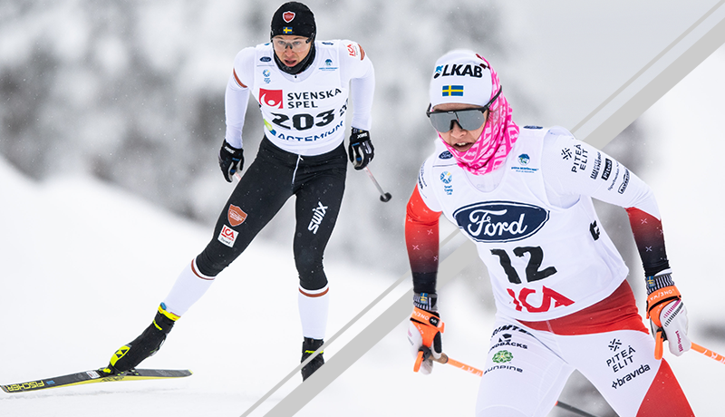 Förra vinterns SM-vinnare i sprint Olle Jonsson och den regerande mästaren i totala Ford Smart Energy Cup Lisa Ingesson kommer till start i Idre.