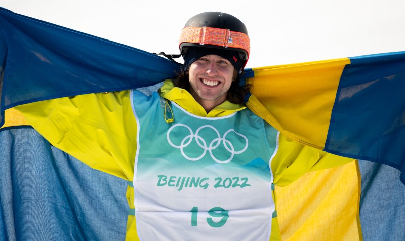 Henrik Harlaut vann Sveriges första OS-medalj i freeski.