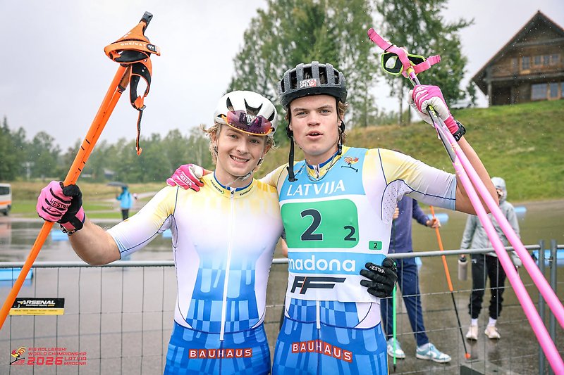 Theo Malm och Ville Jutterdal vann JVM-guld.