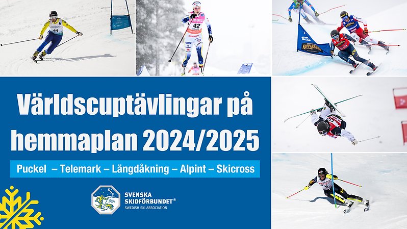 Världscuptävlingar på hemmaplan 2024/2025.