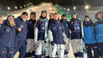 Ski Team Sweden Moguls efter säsongens sista världscuptävling i Nordamerika. 