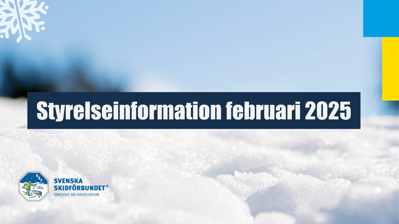 Styrelseinformation. 