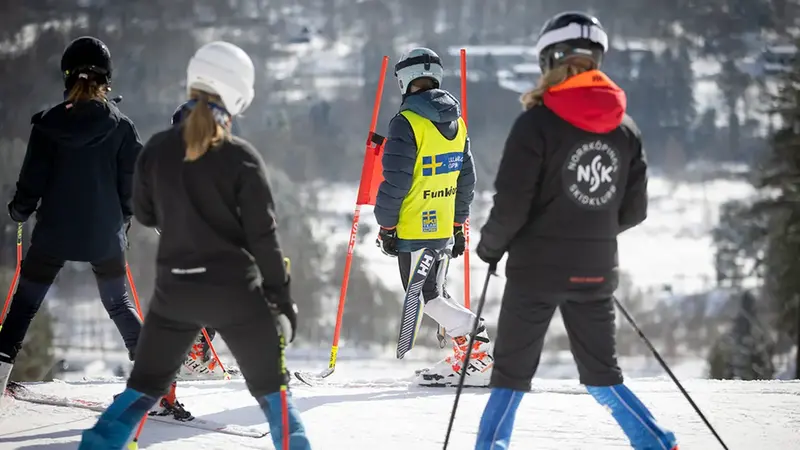 Utbildning i bansättning i Åre 2024.
